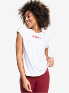 White Women's T-Shirt with Roxy Training