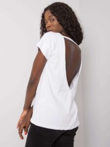 White blouse with back