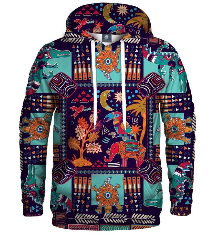 Aloha From Deer Unisex's Tribal Connections Hoodie H-K