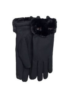 Black insulated gloves with