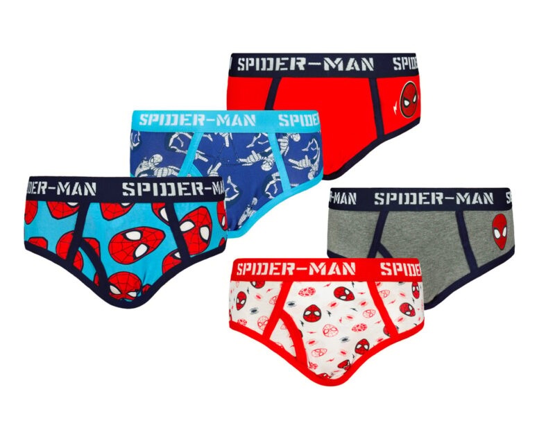 Chlapčenské slipy Spiderman 5 Pack