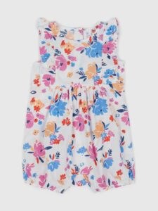 GAP Baby cotton overall floral