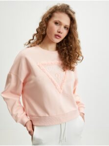 Light pink Womens Sweatshirt Guess