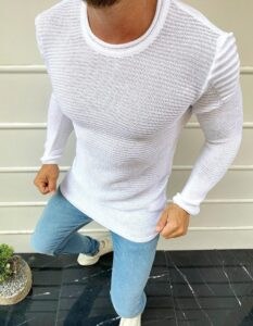 Men's sweater Ecru