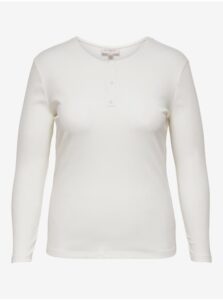 White Basic Long Sleeve T-Shirt ONLY