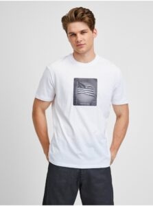 White Men's T-Shirt Armani Exchange
