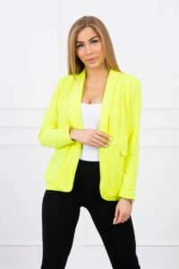 Yellow neon jacket with