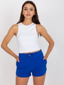 Basic dark blue sweatpants with