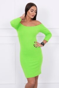 Fitted dress - ribbed
