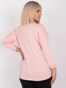 Light pink asymmetrical blouse Marianna