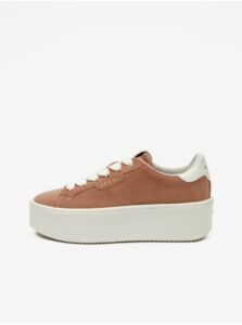 Old Pink Women's Suede Sneakers on the
