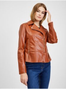 Orsay Brown Ladies Leatherette Jacket