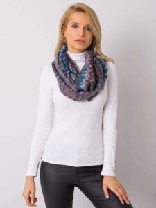 Scarf with gray and