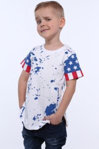 T-shirt with flag