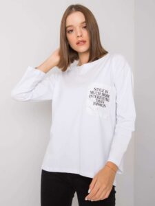 White cotton blouse with