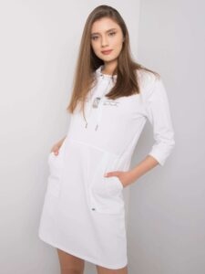 White cotton dress with