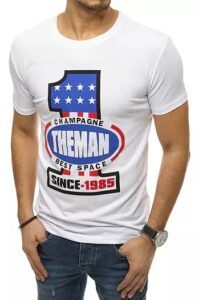 White men's T-shirt RX4406