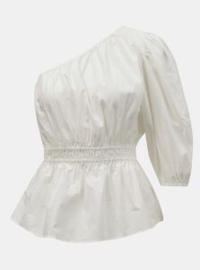 AWARE by VERO MODA White asymmetrical blouse