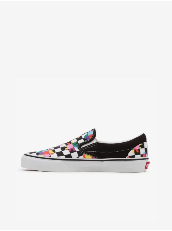 Black-and-White Women Patterned Sneakers