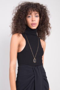 Black women's sweater with