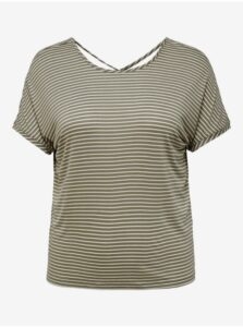 Green Striped T-Shirt ONLY CARMAKOMA