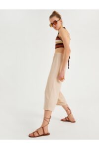 Koton Wide Leg Trousers With
