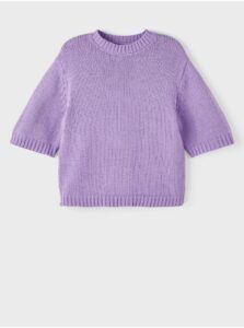Purple girly sweater name it