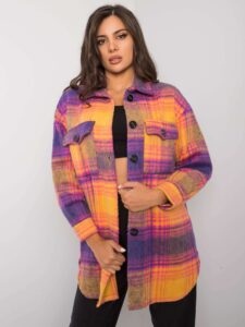 Mustard and pink plaid