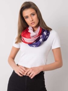 White and red scarf