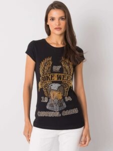 Black women's T-shirt with