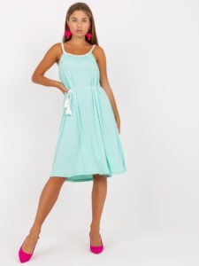 Casual mint dress with