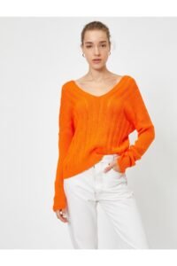 Koton Sweater - Orange -