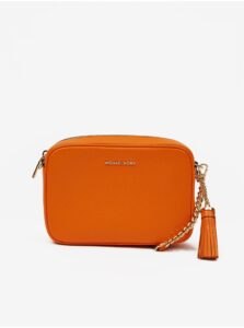 Orange Women's Leather Crossbody Handbag Michael Kors