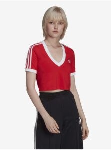 Red Women's Crop Top adidas