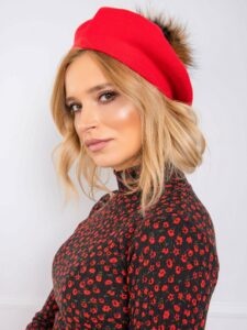 Red beret with