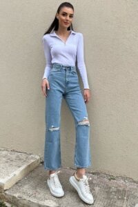 Trend Alaçatı Stili Jeans -