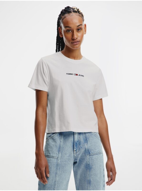 White Women's T-Shirt Tommy Jeans -