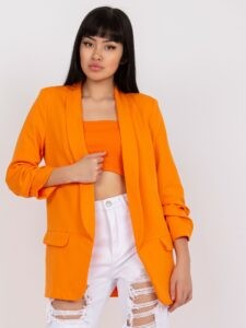 Women's light orange blazer