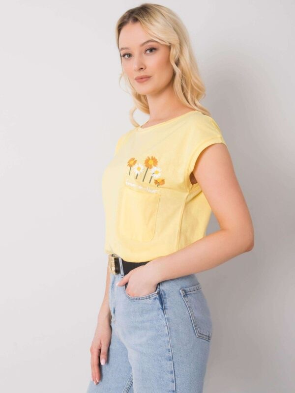 Yellow casual blouse