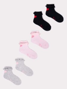 Yoclub Kids's 3Pack Socks With
