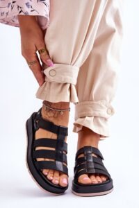 ZAXY Women's Vegan Velcro Sandals