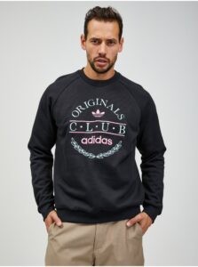 Black Men's Sweatshirt adidas Originals