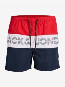 Blue-Red Mens Swimwear Jack & Jones