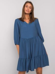 Blue casual dress