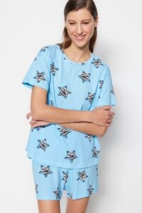 Trendyol Pajama Set - Blue