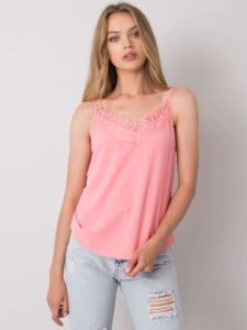 Women's coral top with