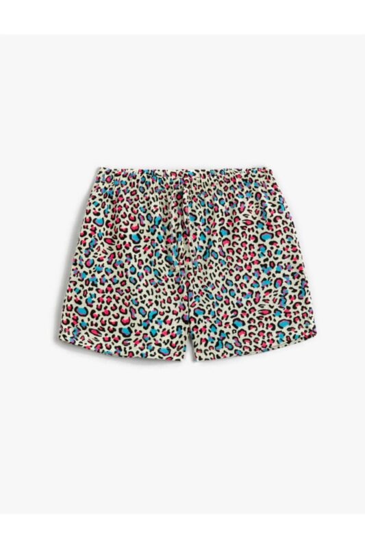 Koton Leopard Patterned Shorts Cotton