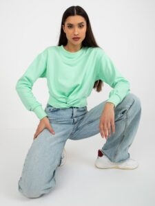 Mint short hoodie with