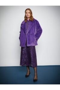Koton Coat - Purple