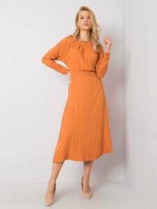 Dark orange dress by Savona